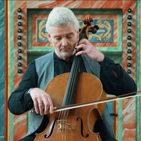 Der Mainzer Cellist Manuel Fischer-Dieskau.