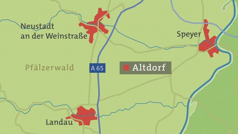Hierzuland Altdorf, Kartenansicht