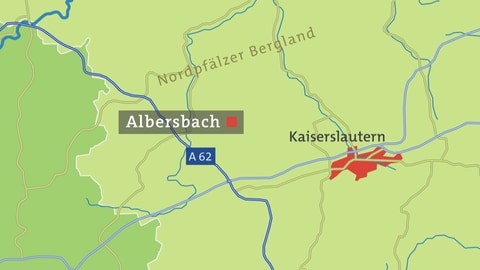 Albersbach Karte
