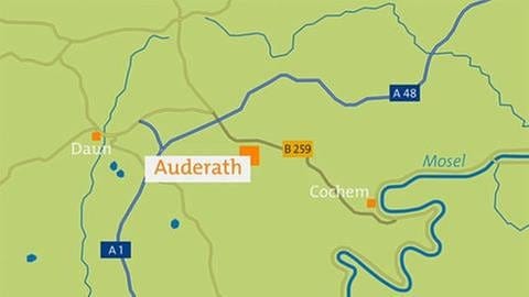 Karte Auderath