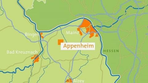 Appenheim Karte