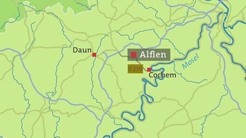 Alflen - Karte