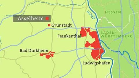 Karte Asselheim