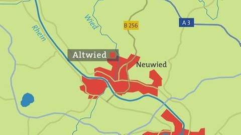 Karte Altwied
