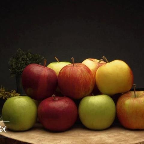 Äpfel aufgetürmt (Foto: SWR, SWR -)