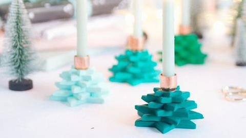 Der fertige Kerzenständer (Foto: Privat - Lisa Tihanyi)