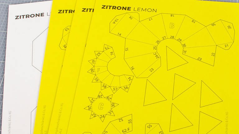 Zitronen aus Papier (Foto: SWR)