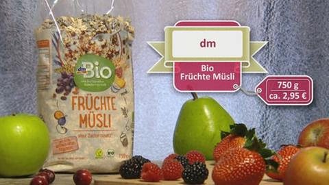 Bio Früchte Müsli dm Bio (Foto: WDR, WDR -)