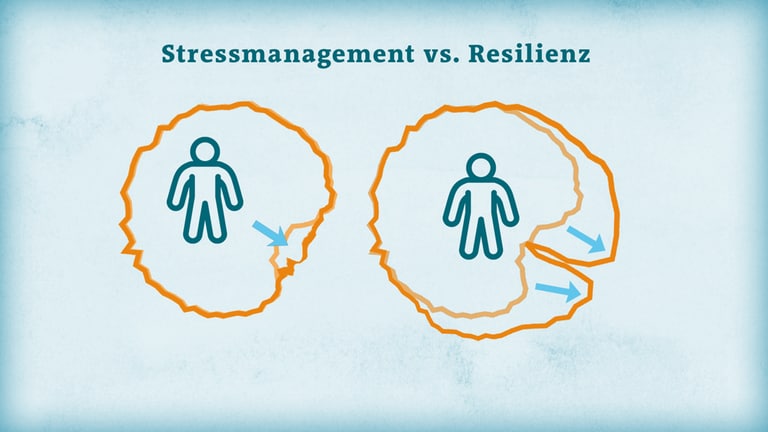 Grafik zu Resilient und Stress (Foto: SWR)