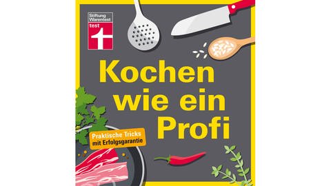 Buchcover: 	Kochen wie ein Profi. Praktische Tricks mit Erfolgsgarantie
