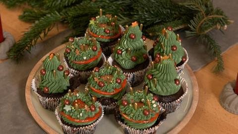 Weihnachts-Cupcakes (Foto: SWR, SWR -)