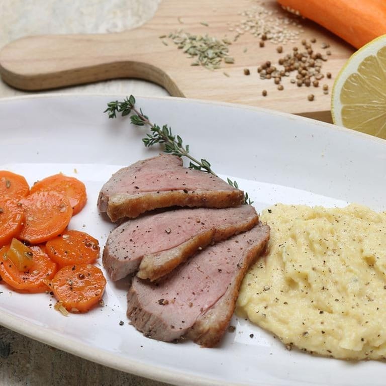 Ossobuco mit Gremolata-Polenta - Rezepte - ARD-Buffet - SWR Fernsehen