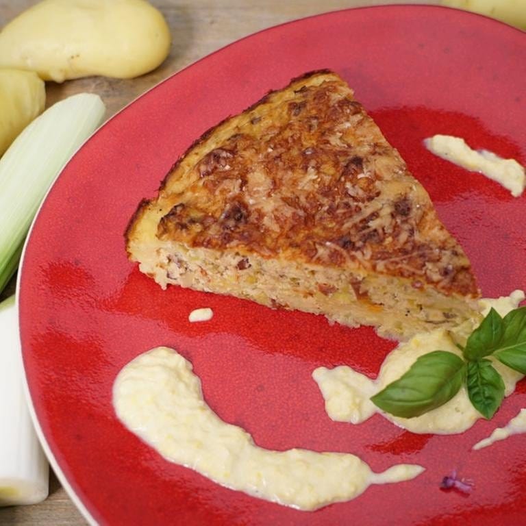 Kartoffelkuchen mit Lauch und Nüssen - Rezepte - ARD-Buffet - TV