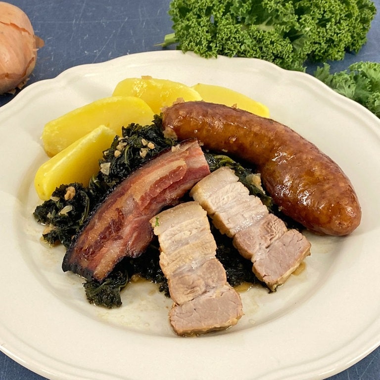Grünkohl mit Pinkel - Rezepte - ARD-Buffet - TV