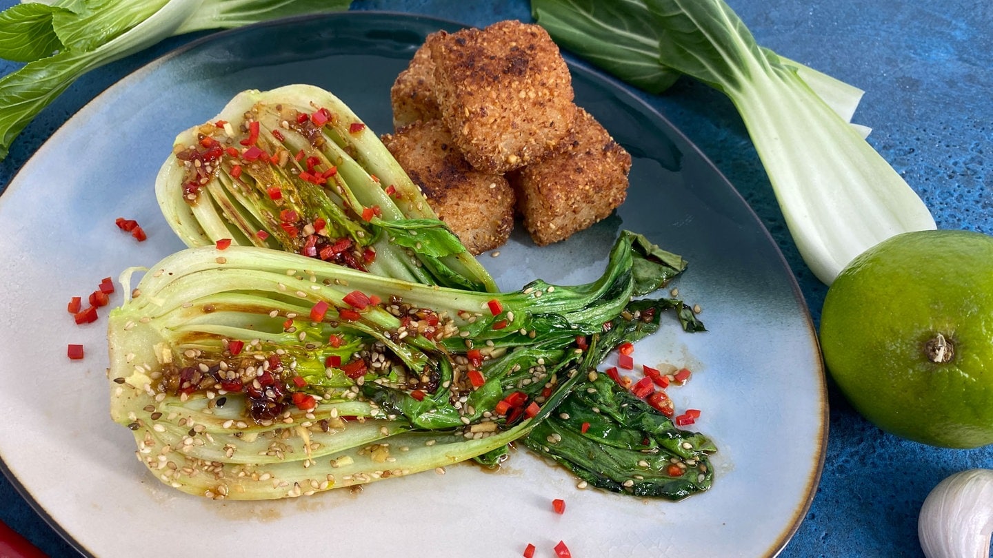 Rezept: Gebratene Reiswürfel mit Pak Choi - Rezepte - ARD-Buffet - TV