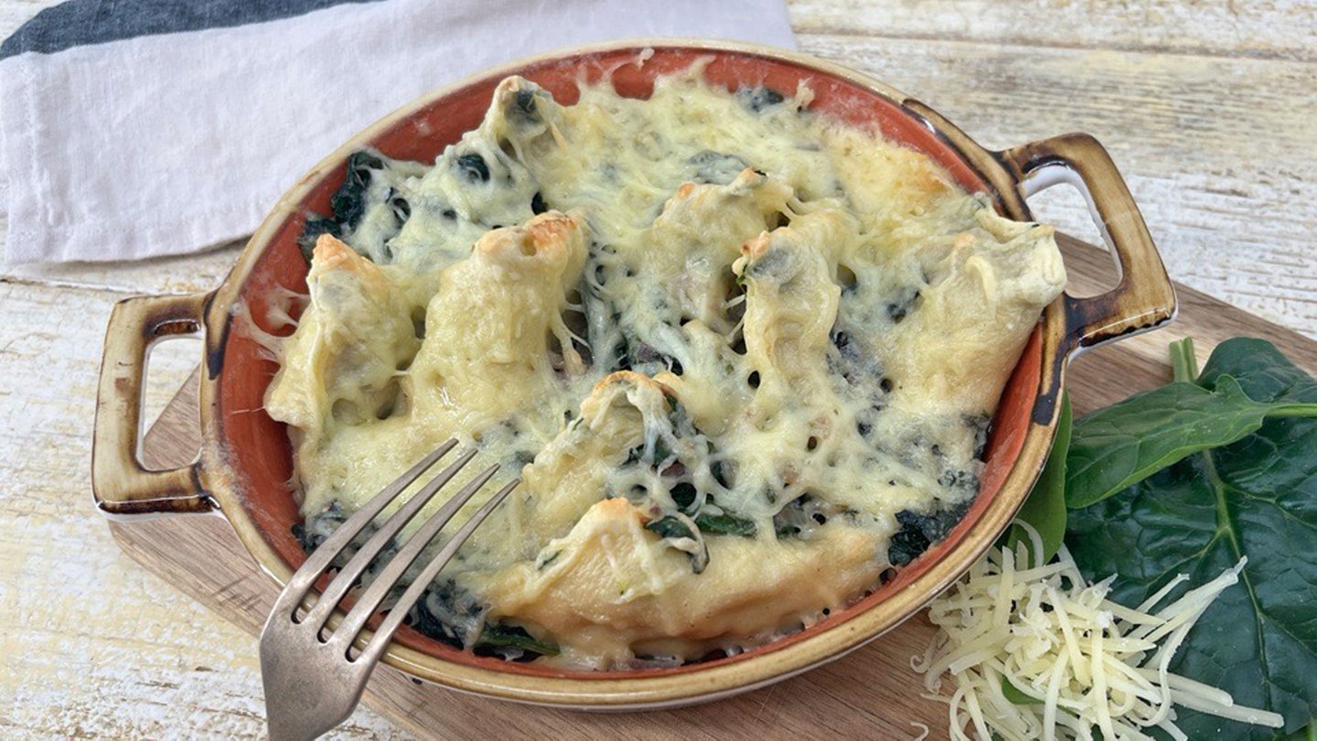 Spinat Maultaschen Mit Gorgonzola Sahnesauce - Rezepte Suchen