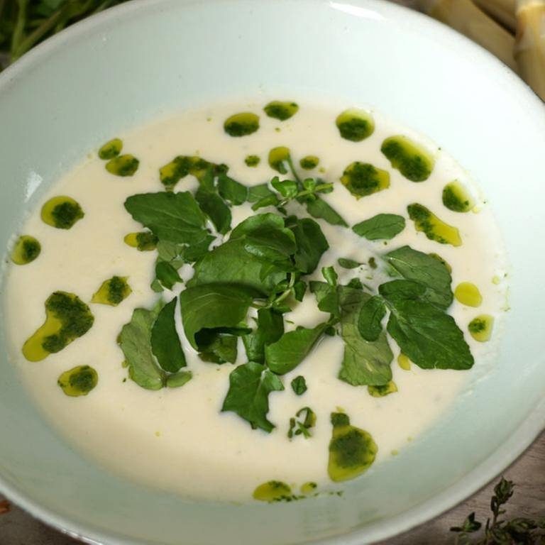 Spargelcremesuppe (Foto: SWR)