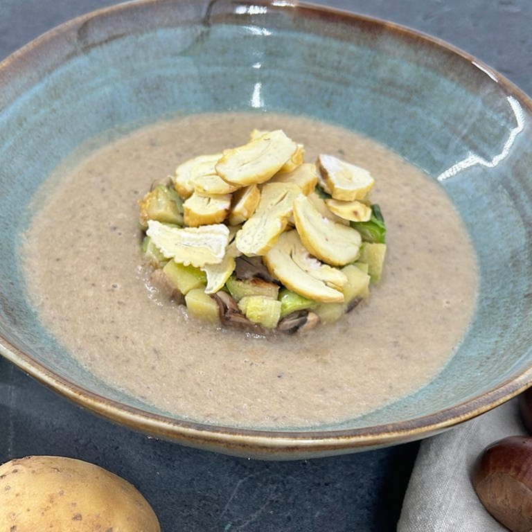  Kartoffel-Rosenkohleintopf mit Maronen