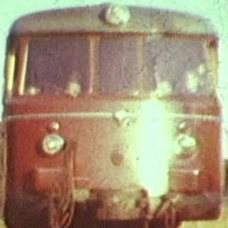 Eine alte Aufnahme von einer Eisenbahn, vergilbt (Foto: SWR, SWR -)