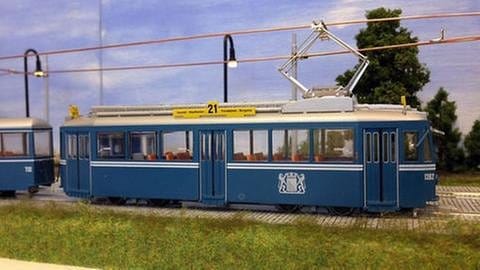blaue Modelleisenbahn (Foto: SWR, SWR -)