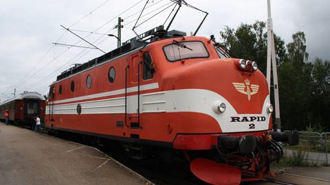 Die NoHAB Rapid 2, Ra 847 hat beim Göteborger Eisenbahnverein Bergslagernas Järnvägssällskap eine neue Heimat gefunden. (Foto: SWR, Hagen von Ortloff)