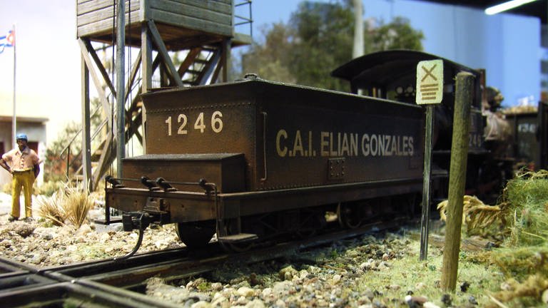  Häufig tragen die Lokomotiven oder die Tender die Aufschrift "C.A.I" und den Namen der Zuckerfabrik. (Foto: SWR, Rolf Wenzel)