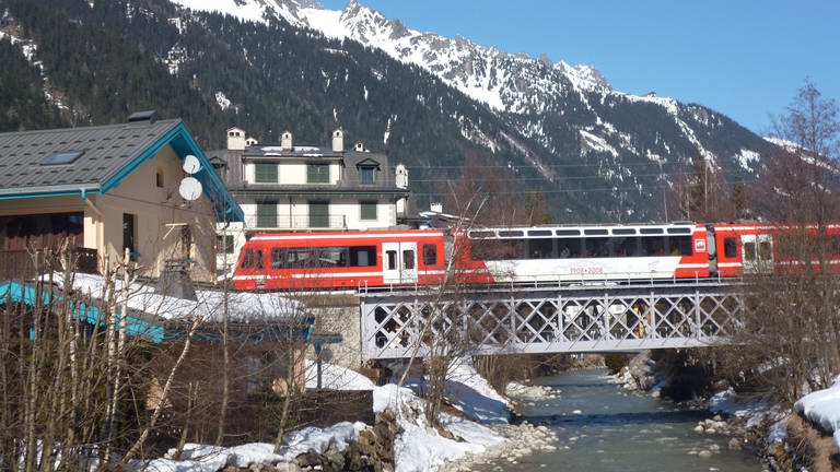 Mont-Blanc Express in Chamonix (Foto: SWR, Alexander Schweitzer)