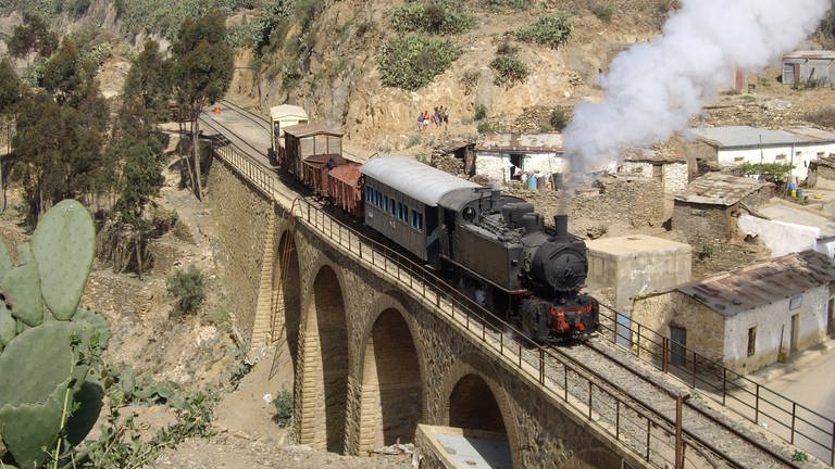 Impressionn der Bahn in Eritrea (Foto: SWR)