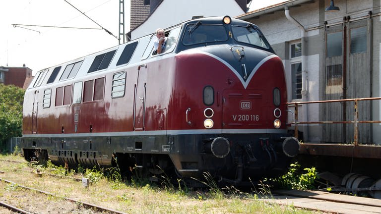 Diesellok V 200 116 (Foto: SWR, Wolfgang Drichelt)