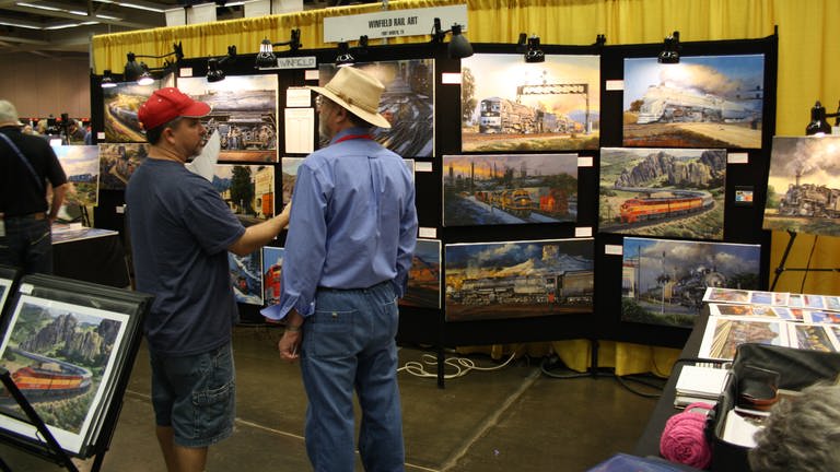 Eisenbahnbilder auf der amerikanischen Modellbahn Convention 2011 in Sacramento (Foto: SWR, Hagen v. Ortloff)