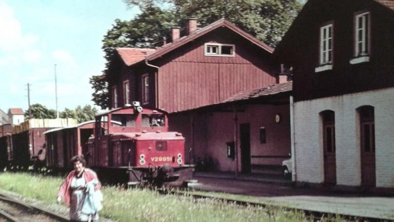 Diesellok V 29 am Güterumschlagbahnhof Sulzbach 1965 (Foto: SWR, SWR - Susanne Mayer-Hagmann)