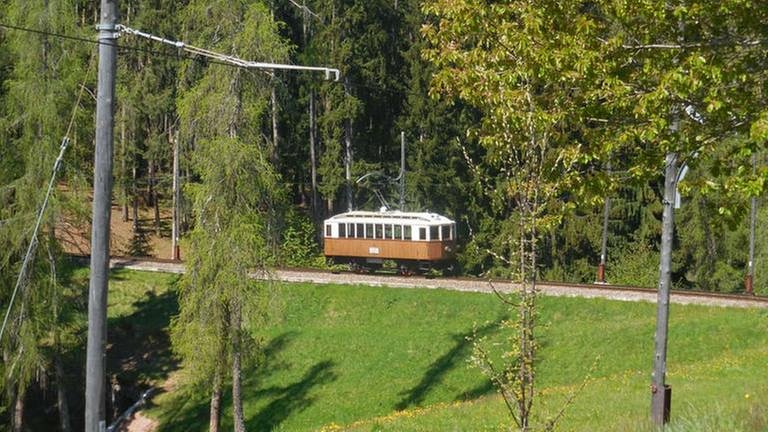 Rittnerbahn zwischen Maria Himmelfahrt und Oberbozen (Foto: SWR, SWR - Alexander Schweitzer)