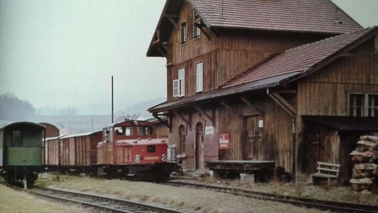 Der werktägliche Güterzug der Walhallabahn (Foto: SWR, SWR - Susanne Mayer-Hagmann)
