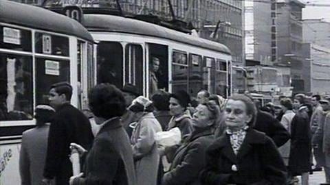 Straßenbahn in Stuttgart um 1960 (Foto: SWR, SWR -)