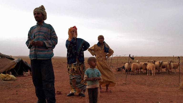 Besuch bei einer Nomaden-Familie. Sie leben von ihren Tieren. Wenn es regnet haben sie Futter, wenn nicht, haben sie ein Problem. (Foto: SWR, SWR - Andreas Stirl)