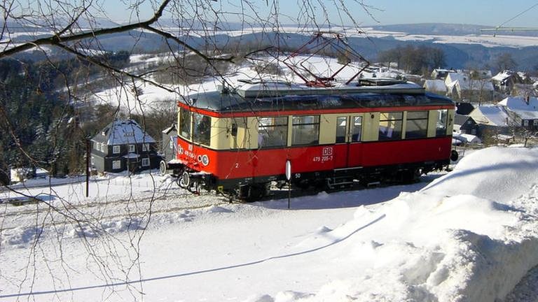 Oberweißbacher Bergbahn im Winter (Foto: SWR, SWR -)