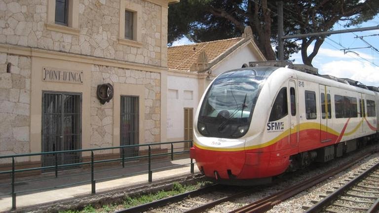 Jährlich besuchen Mallorca an die 10 Mio. Touristen. Nur wenige von ihnen wissen, dass man die Baleareninsel auch wunderbar mit der Regionalbahn erkunden kann. (Foto: SWR, SWR - Susanne Mayer-Hagmann)