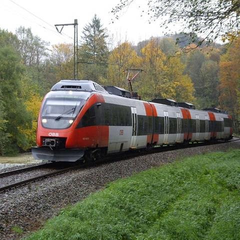 Moderner elektro Triebzug der ÖBB im Berchtesgadener Land (Foto: SWR, SWR - Alexander Schweitzer)