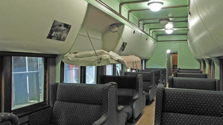 The Ocean New Brunswick Eisenbahnmuseum Kolonialisten-Wagen Pullmann (Foto: SWR, SWR -)