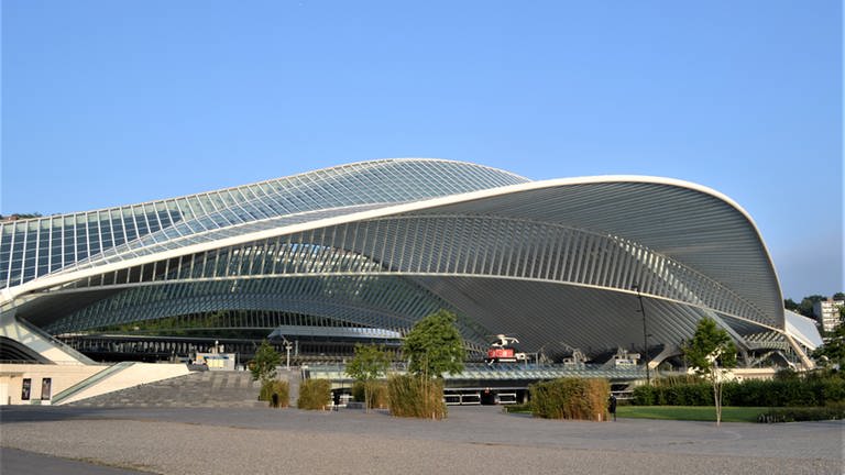 Liège-Guillemins, der neue Hauptbahnhof der belgischen Großstadt Lüttich (Foto: SWR, Helmut Frei)