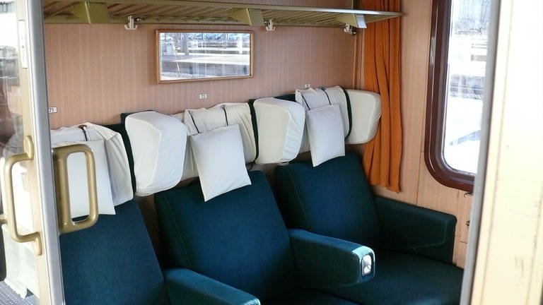 1. Klasse Abteil im Panoramawagen (Foto: SWR, SWR - Wolfgang Drichelt)