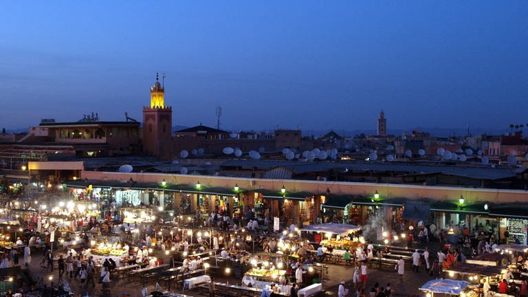 Abends in Marrakesch - "Platz der Gehängten" (Foto: SWR, SWR - Andreas Stirl)