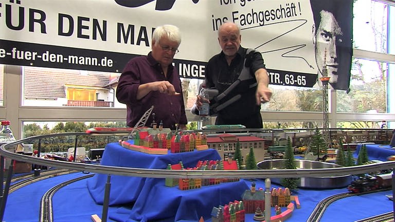 Hagen von Ortloff ist regelmäßig Gast und auch Aussteller bei den Stettener Modellbahntagen (Foto: SWR, Kirsten Ruppel)