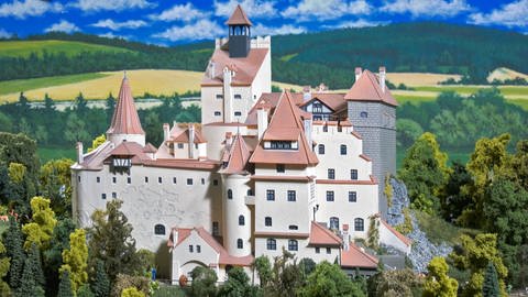 Im letzten Jahr schon als Modellstudie gezeigt: Schloss Bran von Faller. (Foto: SWR, Andreas Stirl und Anna Neumann)