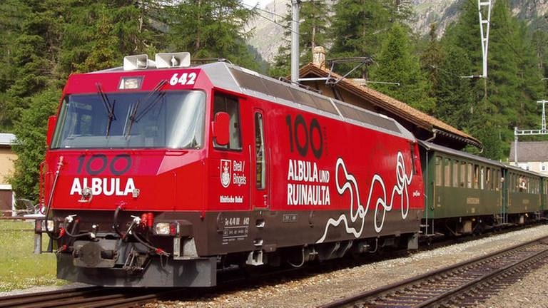 100 Jahre Albulabahn-Lok (Foto: SWR, SWR -)
