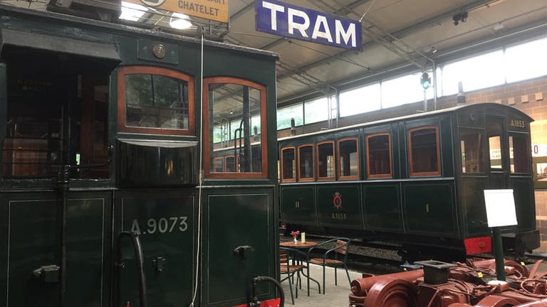 Im Straßenbahnmuseum von Thuin wird Geschichte wieder lebendig. (Foto: SWR, Susanne Mayer-Hagmann)