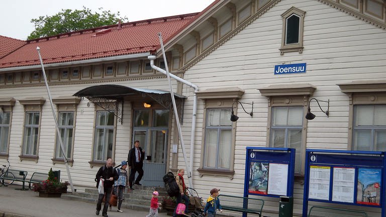 Bahnhof Joensuu (Foto: SWR, Susanne Mayer-Hagmann)