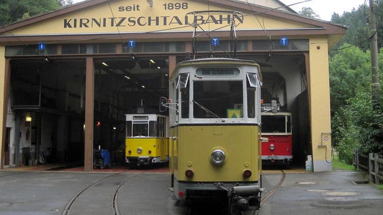Depot der Kirnitzschtalbahn (Foto: SWR, Susanne Mayer-Hagmann)