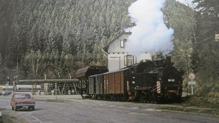 Von 1891 bis 1967 dampfte es auf der Strecke Altensteig – Nagold und zurück (Foto: SWR, Susanne Mayer-Hagmann)