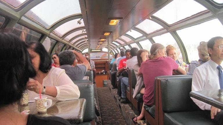 Passagiere aus verschiedensten Ländern haben sich für diesen Ausflug  entschieden –eines der Glanzstücke in Panamas Tourismusangebot. (Foto: SWR, SWR - Susanne Mayer-Hagmann)